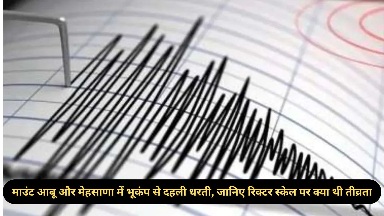 Earthquake: माउंट आबू और मेहसाणा में भूकंप से दहली धरती, जानिए रिक्टर स्केल पर क्या थी तीव्रता