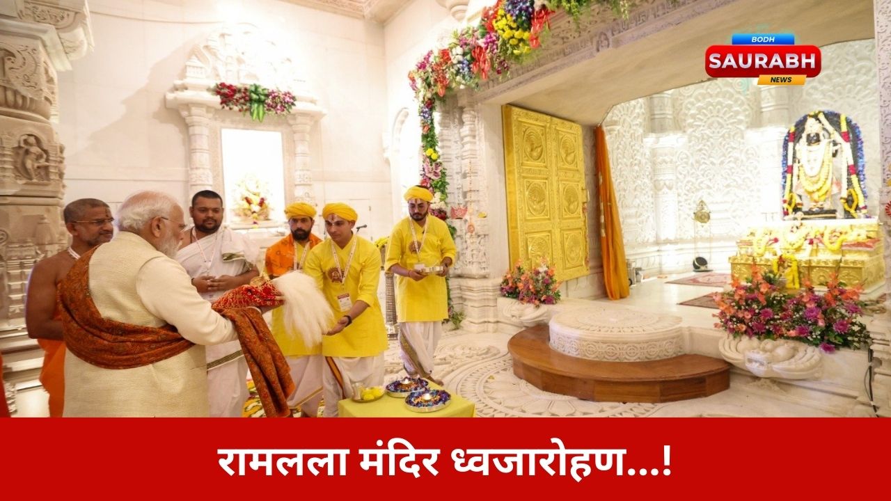 अयोध्या में पहली बार इतना विशाल ध्वजारोहण, संतों ने कहा….“सनातन का वैश्विक संदेश